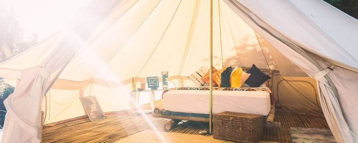 Glamping-telt