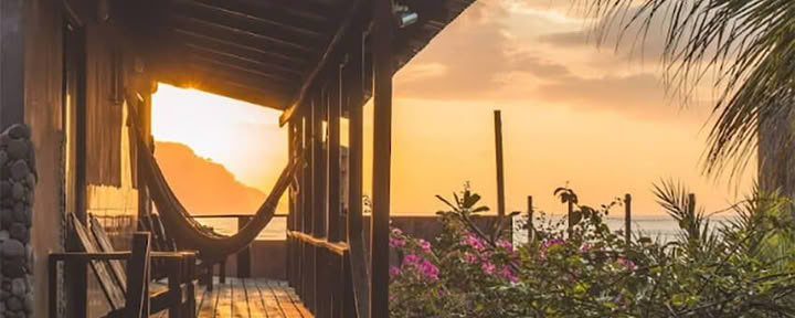 Privat bungalow ved stranden