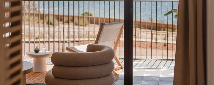 Mastersuite med panoramisk havudsigt